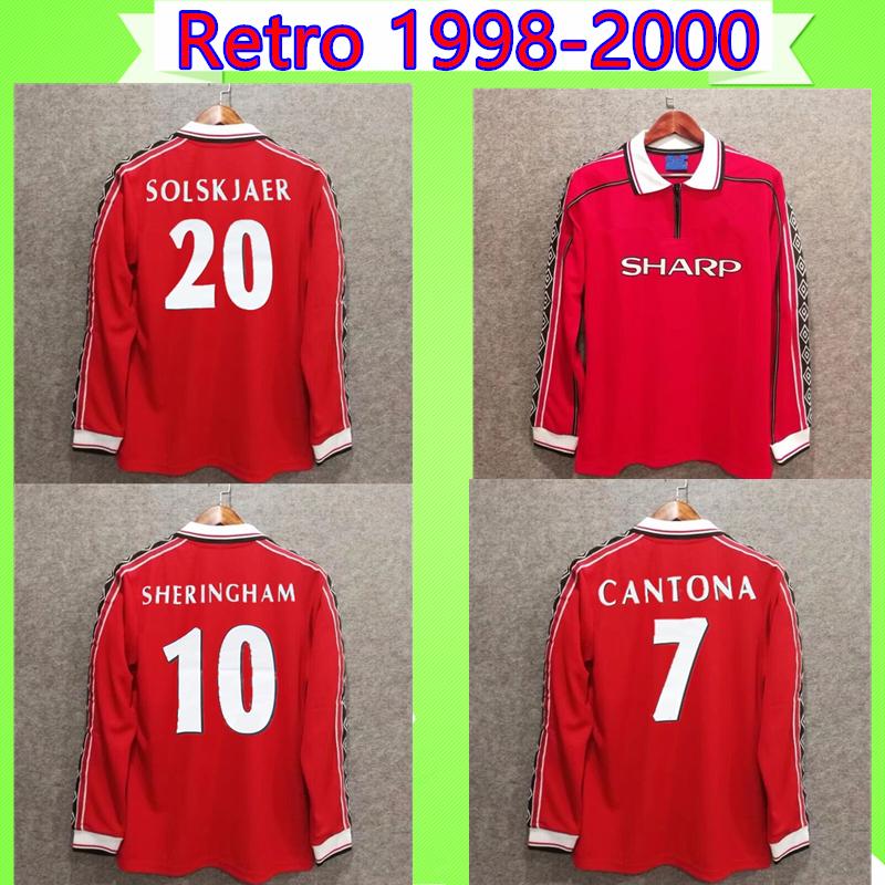 Long Sleeve 1998 1999 Retro MAN Soccer Jersey 98 99 Vintage Classic Football Shirt United Beckham Cole Solskjaer Yorke UTD full sleeve 2000, Black
Long Sleeve 1998 1999 Retro MAN Soccer Jersey 98 99 Vintage Classic Football Shirt United Beckham Cole Solskjaer Yorke UTD full sleeve 2000, Black