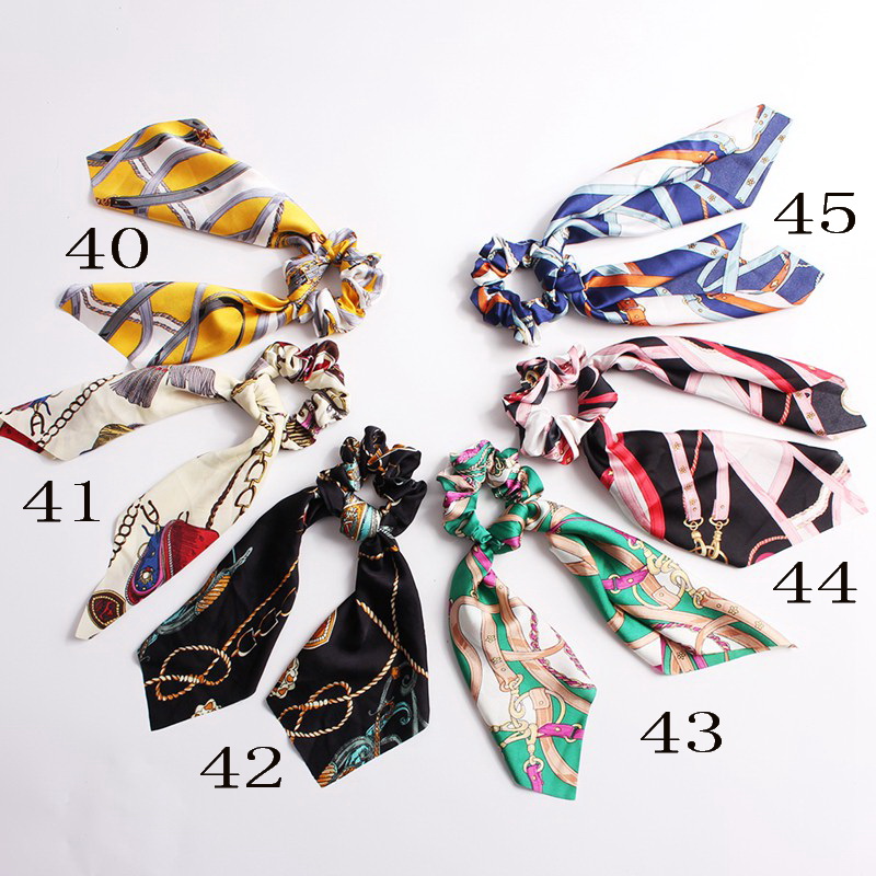 Fashion Flower Print Scrunchie Women Ribbon Elastic Hair Bow Scarf Hair Rubber Ropes Girls Accessories 50pcs F307, Note color code
Fashion Flower Print Scrunchie Women Ribbon Elastic Hair Bow Scarf Hair Rubber Ropes Girls Accessories 50pcs F307, Note color code