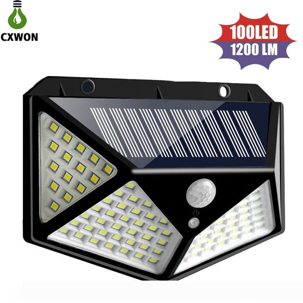 Wide Angle Solar Lamps 100leds 1200lm solar led garden light PIR Motion Sensor Solar Wall Mounted Light
Wide Angle Solar Lamps 100leds 1200lm solar led garden light PIR Motion Sensor Solar Wall Mounted Light