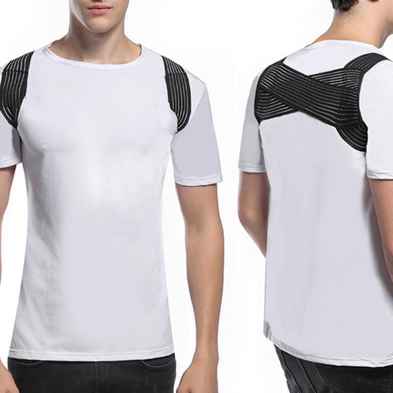 New Upper Back Posture Corrector Back Shoulder Brace Posture Correct Support XD88, Black
New Upper Back Posture Corrector Back Shoulder Brace Posture Correct Support XD88, Black