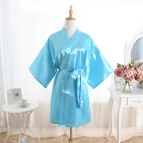 Fashion Summer Sexy Brides Wedding Short Robe Dress Women's Satin Nightgown Solid Color Kimono Bath Gown Sleepwear
Fashion Summer Sexy Brides Wedding Short Robe Dress Women's Satin Nightgown Solid Color Kimono Bath Gown Sleepwear