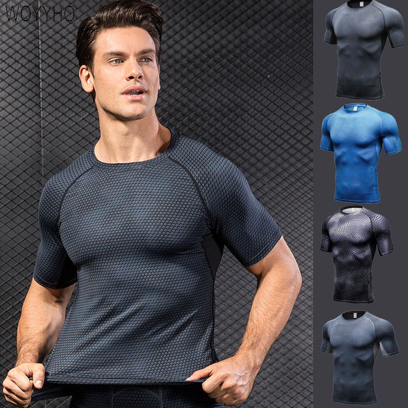 WOYYHO Men's Running T-shirts,Breathable Elastic Wicking Quick Dry Sports Top,Gym Fitness Exercise Training Jersey Short Sleeve, Blue
WOYYHO Men's Running T-shirts,Breathable Elastic Wicking Quick Dry Sports Top,Gym Fitness Exercise Training Jersey Short Sleeve, Blue