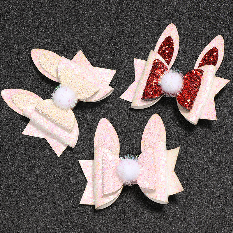 Easter Hair Bow Clips Pink Ears Hairpin Girls Bows Glitter Hairgrips Kids Barrettes Cute Children Hair Accessories, Red
Easter Hair Bow Clips Pink Ears Hairpin Girls Bows Glitter Hairgrips Kids Barrettes Cute Children Hair Accessories, Red