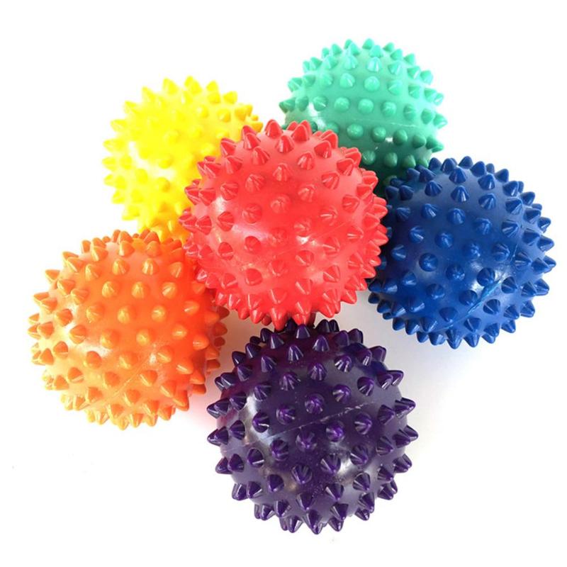 Fitness Balls 1PCS Spiky Massage Ball Trigger Point Hand Muscle Relax Sport Plantar