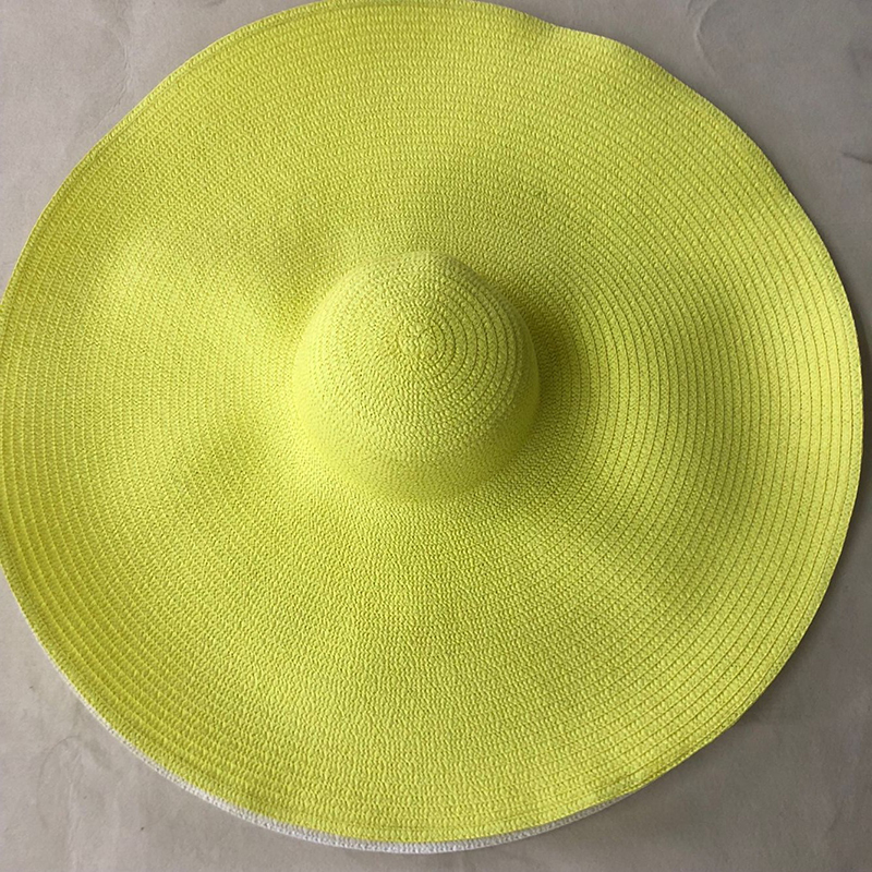 LVTZJ Super Bigger Brim Wide Straw Hats For Women Foldable Paper Beach Hat Summer Sun UV Hats Stage Cap Dropshipping Wholesale CX200714