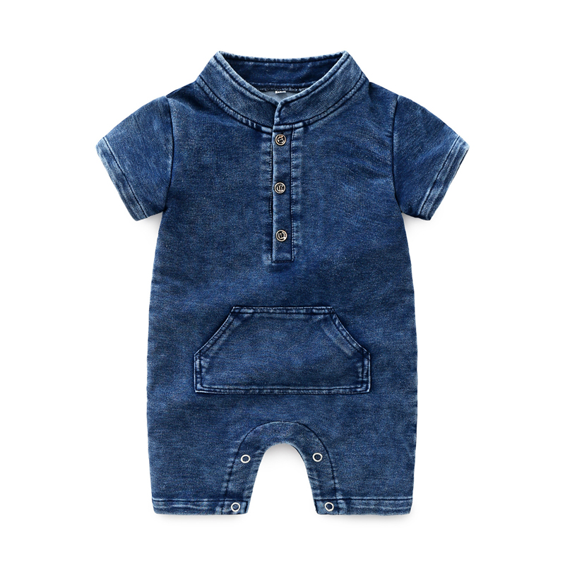 Denim Rompers For Newborn Baby Clothes Cotton 0-24 Months Children Summer Soft Infant Clothing Toddler Baby Boy Girl Jumpsuits, Black
Denim Rompers For Newborn Baby Clothes Cotton 0-24 Months Children Summer Soft Infant Clothing Toddler Baby Boy Girl Jumpsuits, Black