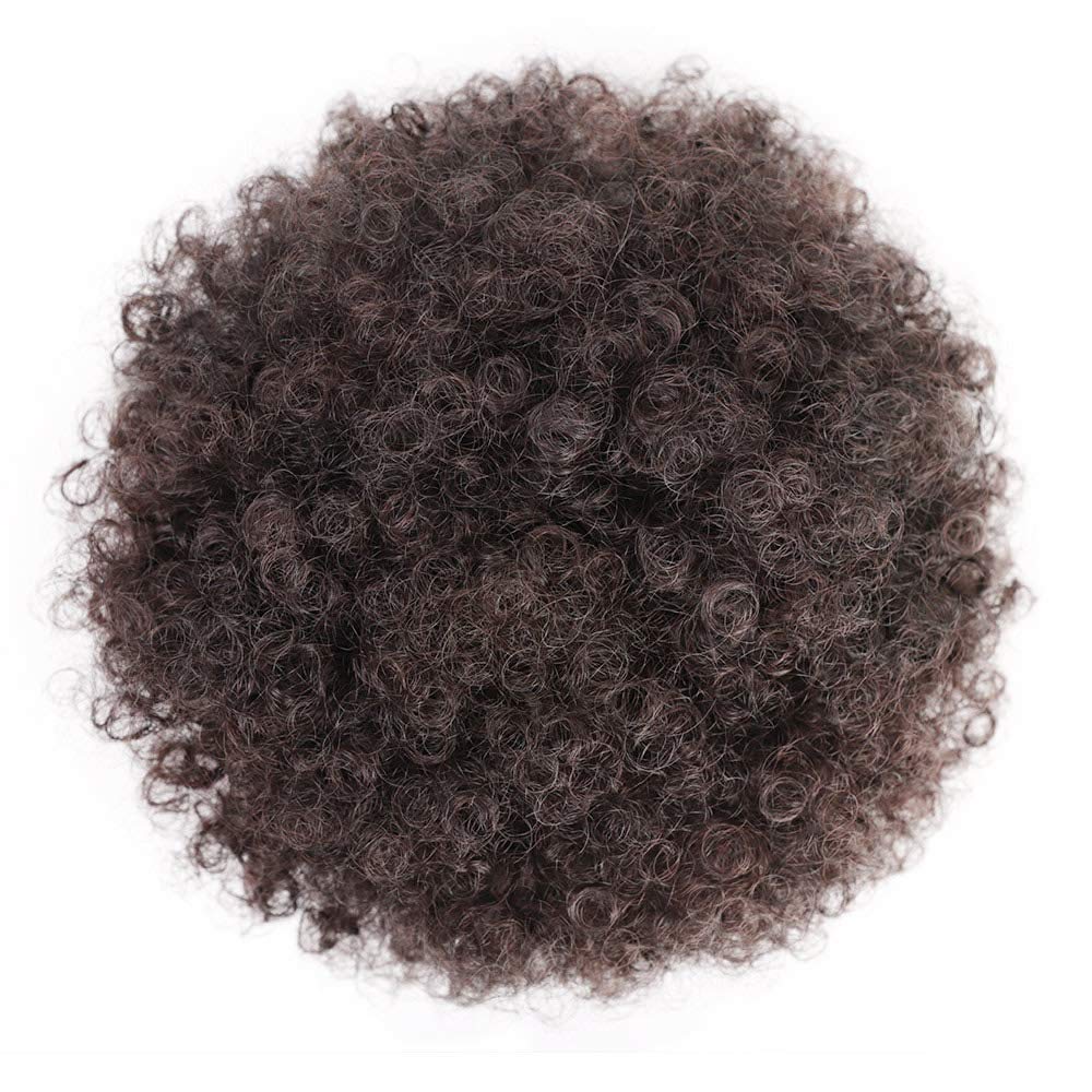 Afro Kinky Curly Ponytail African American Short Wrap Remy Hair Drawstring Puff Pony Tail Clip in Hair Extensions 120g Aviable