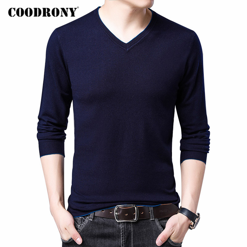 COODRONY Brand Sweater Men Fashion Casual V-Neck Pull Homme Autumn Winter Soft Warm Cotton Knitwear Pullover Men Clothing C1093, Green
COODRONY Brand Sweater Men Fashion Casual V-Neck Pull Homme Autumn Winter Soft Warm Cotton Knitwear Pullover Men Clothing C1093, Green