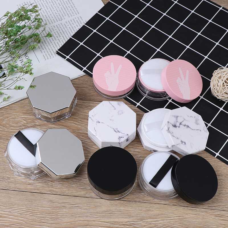 11types Portable Plastic Box Handheld Empty Loose Pot With Sieve Puff Cosmetic Travel Makeup Jar Sifter Container
11types Portable Plastic Box Handheld Empty Loose Pot With Sieve Puff Cosmetic Travel Makeup Jar Sifter Container