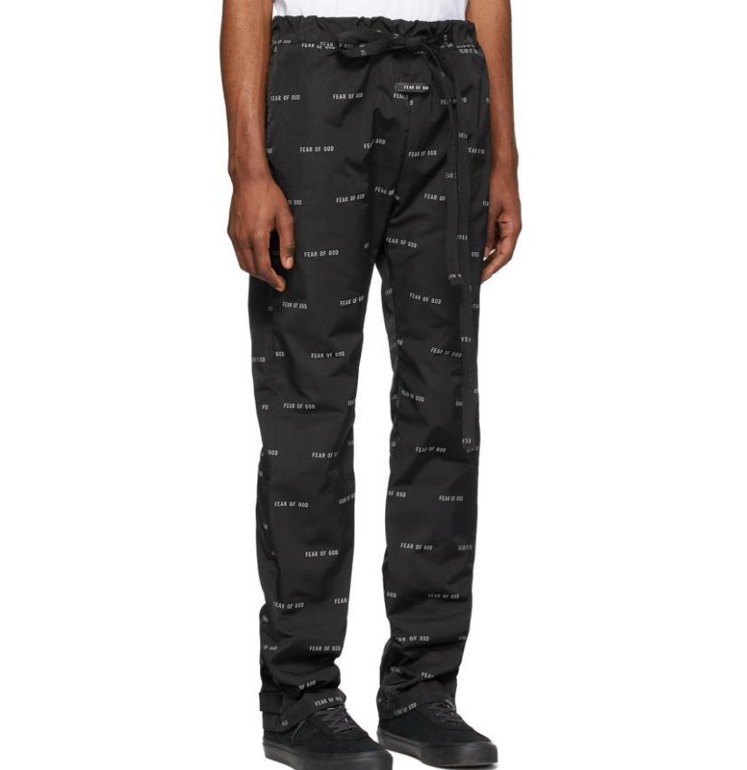 Summer thin print casual pants simple and comfortable high waist elastic strap ankle pants