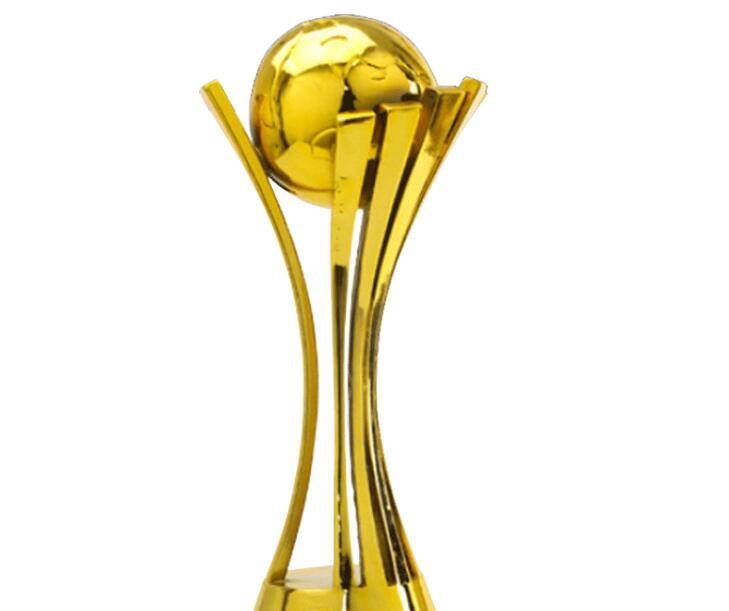 New Club World Trophy Soccer Resin Crafts Cup football Fans for Collections and Souvenir Size 41.5 cm