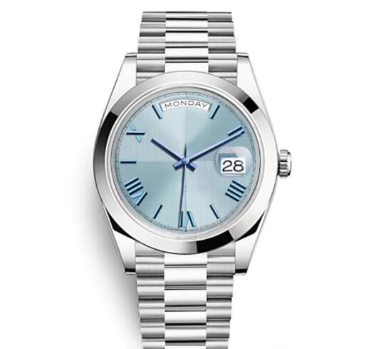 Daydate New Mens Watch President Automatic Watches Men Silver Strap Blue Dial Crown Clasp Watches Men Party Designer Watches Day Date Btime
Daydate New Mens Watch President Automatic Watches Men Silver Strap Blue Dial Crown Clasp Watches Men Party Designer Watches Day Date Btime