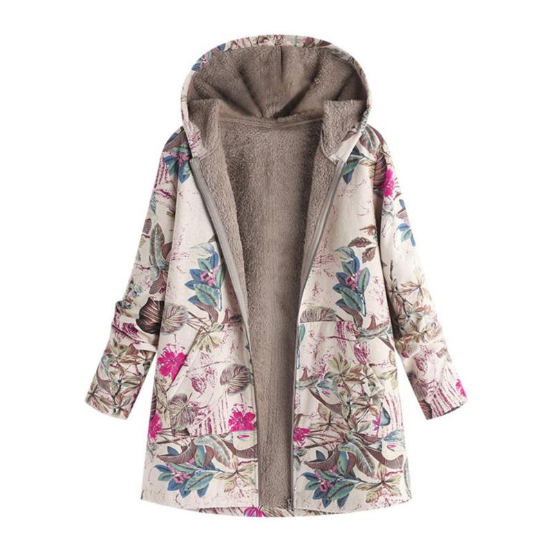 Women' Spring Autumn Jacket Women Female Windbreaker Jacket Plush Coat Outwear Floral Print Hooded Pockets Vintage Coats, 5-blue
Women' Spring Autumn Jacket Women Female Windbreaker Jacket Plush Coat Outwear Floral Print Hooded Pockets Vintage Coats, 5-blue