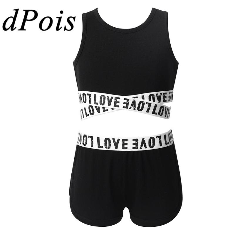 Kids Ballet Outfit Sleeveless Sportswear Crop Top with Bottoms Tracksuit Set Girls Gymnastics Workout Fitness Tankini Activewear, Black
Kids Ballet Outfit Sleeveless Sportswear Crop Top with Bottoms Tracksuit Set Girls Gymnastics Workout Fitness Tankini Activewear, Black
