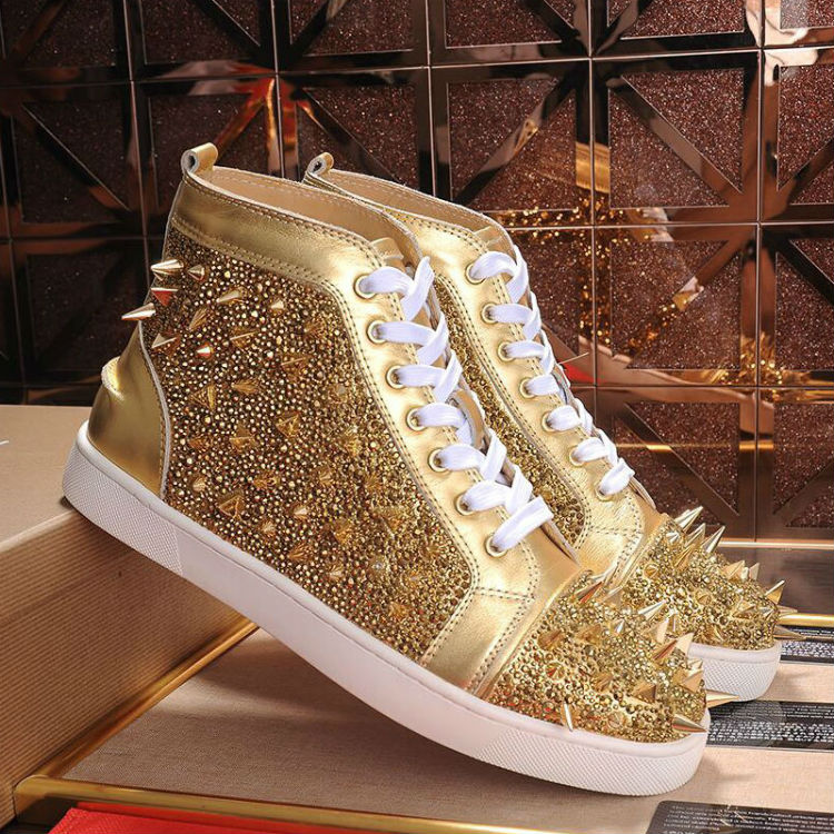 new Red Bottoms Shoes Studded Spikes Flat designer Sneakers For Men Women Low Cut Suede Glitter Party Lovers Wedding Genuine Leather Rivet, Color 11
new Red Bottoms Shoes Studded Spikes Flat designer Sneakers For Men Women Low Cut Suede Glitter Party Lovers Wedding Genuine Leather Rivet, Color 11