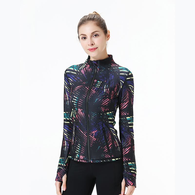 New yoga fitness clothing female aerobics running fitness zipper long sleeve sports jacket spring and autumn quick-drying dance
New yoga fitness clothing female aerobics running fitness zipper long sleeve sports jacket spring and autumn quick-drying dance