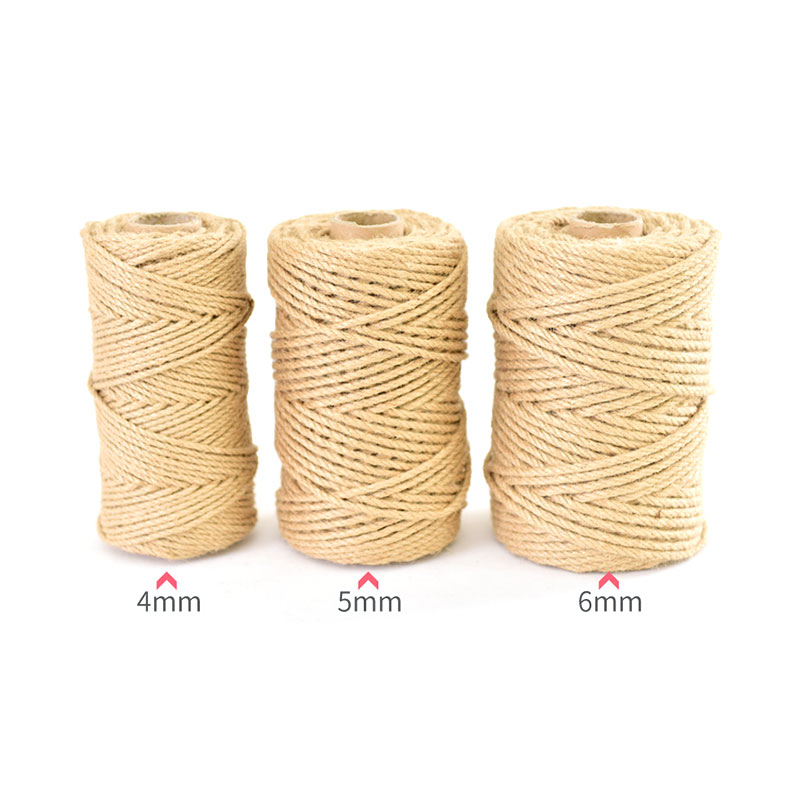 100M 4-5mm Natural Jute Rope Twine Burlap String Vintage DIY Scrapbooking Florists Craft Home Decor Gift Wrapping Cords Thread, 4mm x 100m
100M 4-5mm Natural Jute Rope Twine Burlap String Vintage DIY Scrapbooking Florists Craft Home Decor Gift Wrapping Cords Thread, 4mm x 100m