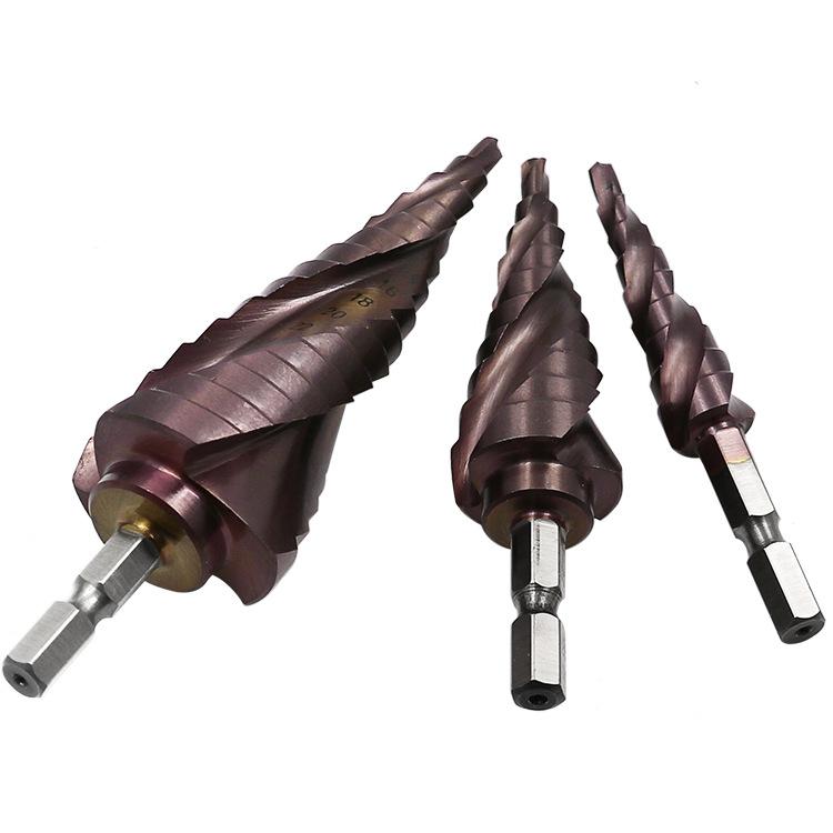 HSS Steel Cone Drill Bit Set Metric Spiral Flute The Shape Hole Cutter 4-12mm 4-22mm 4-32mm Steel Step Sharpening
HSS Steel Cone Drill Bit Set Metric Spiral Flute The Shape Hole Cutter 4-12mm 4-22mm 4-32mm Steel Step Sharpening