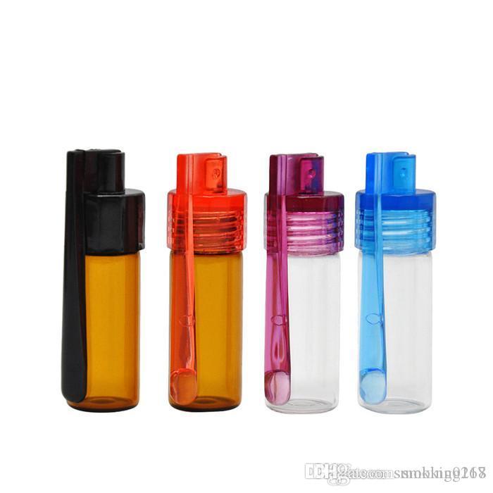 Portable 51mm 36mm Acrylic Plastic Bottle Snuff Snorter Dispenser Bullet Rocket Snorter Glass Vial Pill Case Container Box with Spoon
Portable 51mm 36mm Acrylic Plastic Bottle Snuff Snorter Dispenser Bullet Rocket Snorter Glass Vial Pill Case Container Box with Spoon