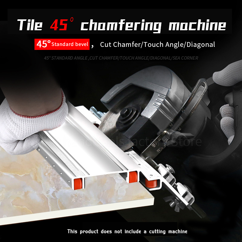 Tile 45 Degree chamfering Machine Aluminum Alloy Tile Marble Chamfering Guide Locator Construction tools Cutting Aids Tool
Tile 45 Degree chamfering Machine Aluminum Alloy Tile Marble Chamfering Guide Locator Construction tools Cutting Aids Tool