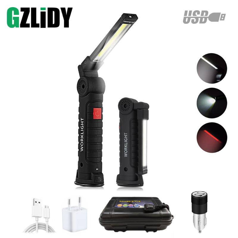 Portable 5 Mode COB Torch USB Rechargeable LED Work Light Magnetic COB Lanterna Hanging Hook Lamp For Outdoor Camping
Portable 5 Mode COB Torch USB Rechargeable LED Work Light Magnetic COB Lanterna Hanging Hook Lamp For Outdoor Camping