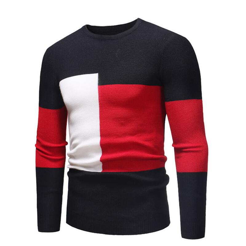 Sweater Men 2020 New Arrival Casual Pullover Men Autumn Round Neck Patchwork Quality Knitted Male Sweaters Plus Size clothes, Black
Sweater Men 2020 New Arrival Casual Pullover Men Autumn Round Neck Patchwork Quality Knitted Male Sweaters Plus Size clothes, Black
