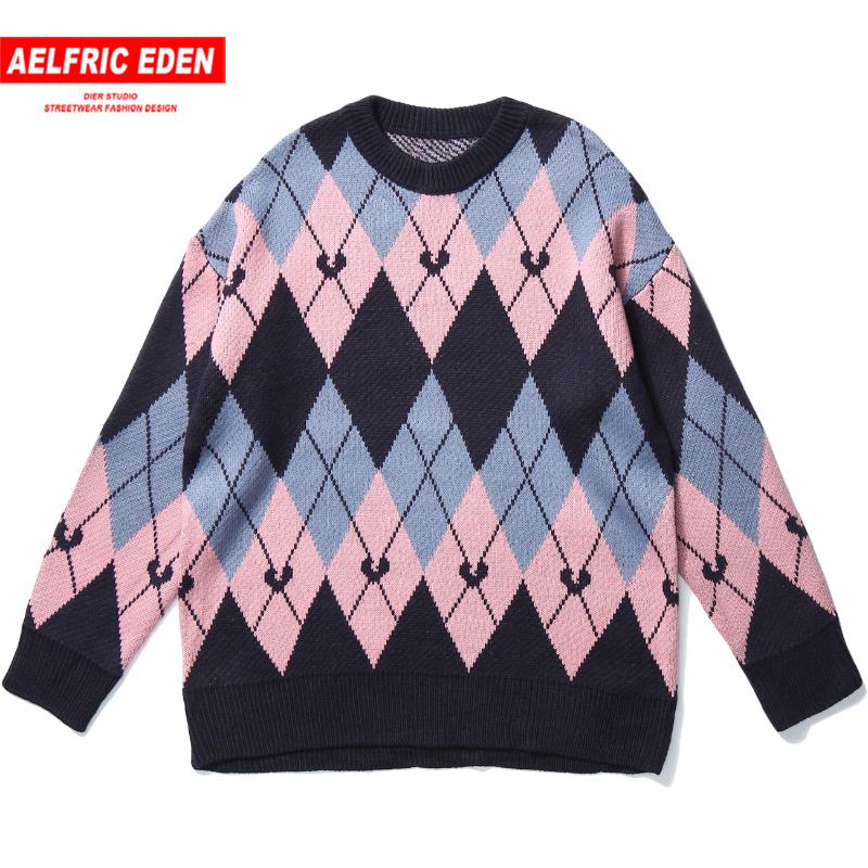 Aelfric Eden Geometry Knitted Male Sweater 2020 Harajuku Fashion Streetwear Vintage Autumn Sweater Hip Hop Loose Tops Pullover, Pink
Aelfric Eden Geometry Knitted Male Sweater 2020 Harajuku Fashion Streetwear Vintage Autumn Sweater Hip Hop Loose Tops Pullover, Pink