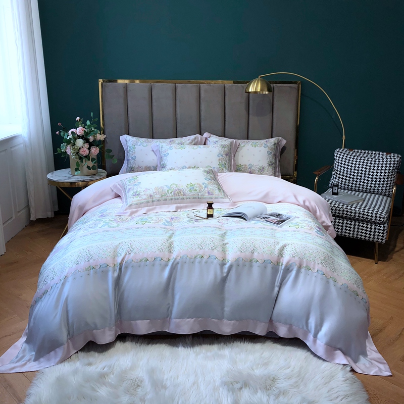 TUTUBIRD 100% bamboo bedding set European style Floral satin silk feeling soft bedlinen duvet cover bedclothes king queen size, 12
TUTUBIRD 100% bamboo bedding set European style Floral satin silk feeling soft bedlinen duvet cover bedclothes king queen size, 12