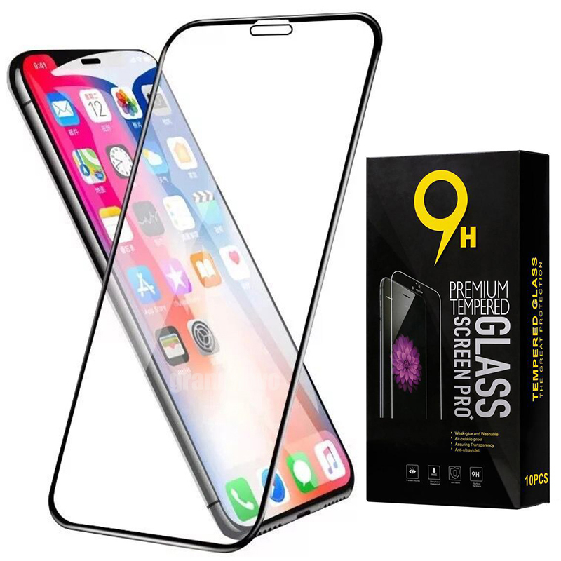 Screen Protector For iPhone 14 Pro Max 13 Mini 12 11 XS XR X 8 7 6 Plus SE 9H Tempered Glass Full Cover Curved Protective Film Guard Shield With Retail Package
Screen Protector For iPhone 14 Pro Max 13 Mini 12 11 XS XR X 8 7 6 Plus SE 9H Tempered Glass Full Cover Curved Protective Film Guard Shield With Retail Package