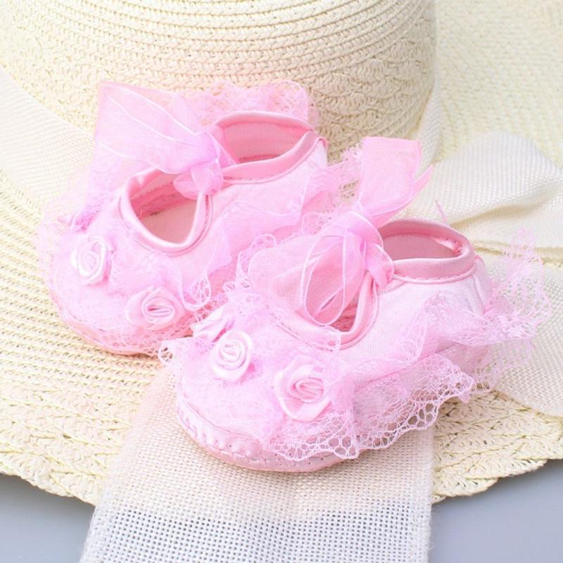 Newborn Infant Lace Frilly Flower Shoes Baby Girls Toddler Shoes First Walkers Non-Slip Baby -3 Months 3Colors, White
Newborn Infant Lace Frilly Flower Shoes Baby Girls Toddler Shoes First Walkers Non-Slip Baby -3 Months 3Colors, White
