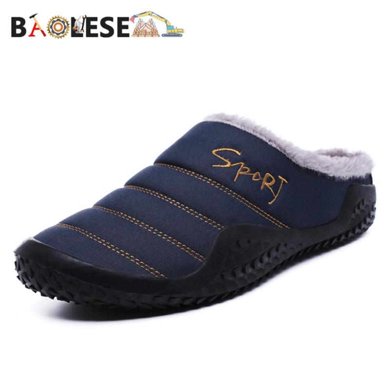BAOLESEM Home Slippers Winter Man Slippers House Cotton Shoes Fleece Warm Anti-skid Man Plus Size High Quality, Blue-bq-566
BAOLESEM Home Slippers Winter Man Slippers House Cotton Shoes Fleece Warm Anti-skid Man Plus Size High Quality, Blue-bq-566