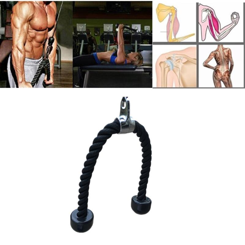 Deluxe Triceps Rope Pull Down Easy to Grip Cord Heavy Duty Rope For Home Gym Exercise Non Slip Gym Workout Fitness Bodybuilding
Deluxe Triceps Rope Pull Down Easy to Grip Cord Heavy Duty Rope For Home Gym Exercise Non Slip Gym Workout Fitness Bodybuilding