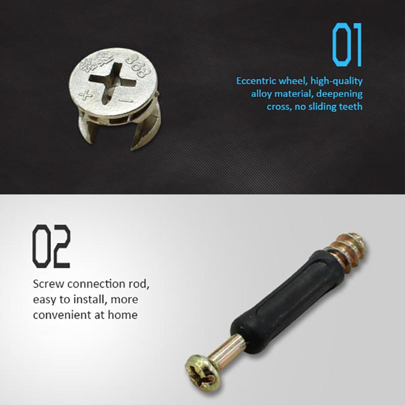 New 25 Sets Hole Opener 3 in 1 Furniture Fittings Connector Woodworking Furniture Drill Punching Hole Locator Eccentric Wheel Se
New 25 Sets Hole Opener 3 in 1 Furniture Fittings Connector Woodworking Furniture Drill Punching Hole Locator Eccentric Wheel Se