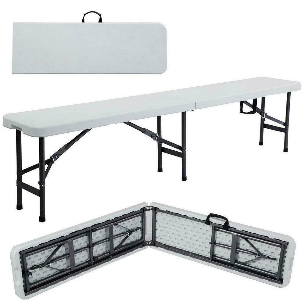 6' Folding Portable Plastic Indoor / Outdoor Camping Picnic Party Dining Bench
6' Folding Portable Plastic Indoor / Outdoor Camping Picnic Party Dining Bench