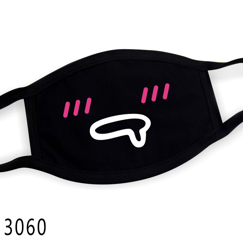 Festive Party Supplies Respirator Keep Warm Cotton Cute Bear Masks Anime Cartoon Lucky Bear Anti Dust Unisex Fashion Black1288697