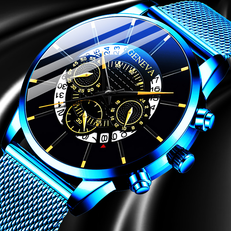 2020 Fashion Mens Business Casual Date Calendar Watches Luxury Blue Stainless Steel Mesh Belt Quartz Watch for Man Clock, Slivery;brown
2020 Fashion Mens Business Casual Date Calendar Watches Luxury Blue Stainless Steel Mesh Belt Quartz Watch for Man Clock, Slivery;brown