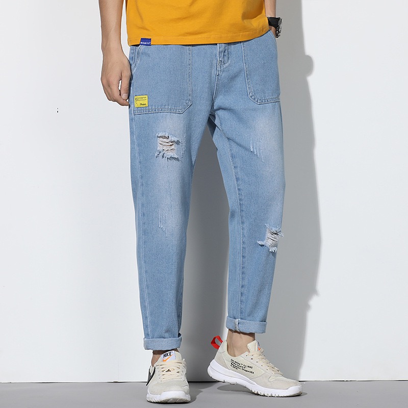 2020 Young Men Loose Jeans Casual Straight Harem Pants Causal Ankle Length Jeans Homme, Fdk687
2020 Young Men Loose Jeans Casual Straight Harem Pants Causal Ankle Length Jeans Homme, Fdk687