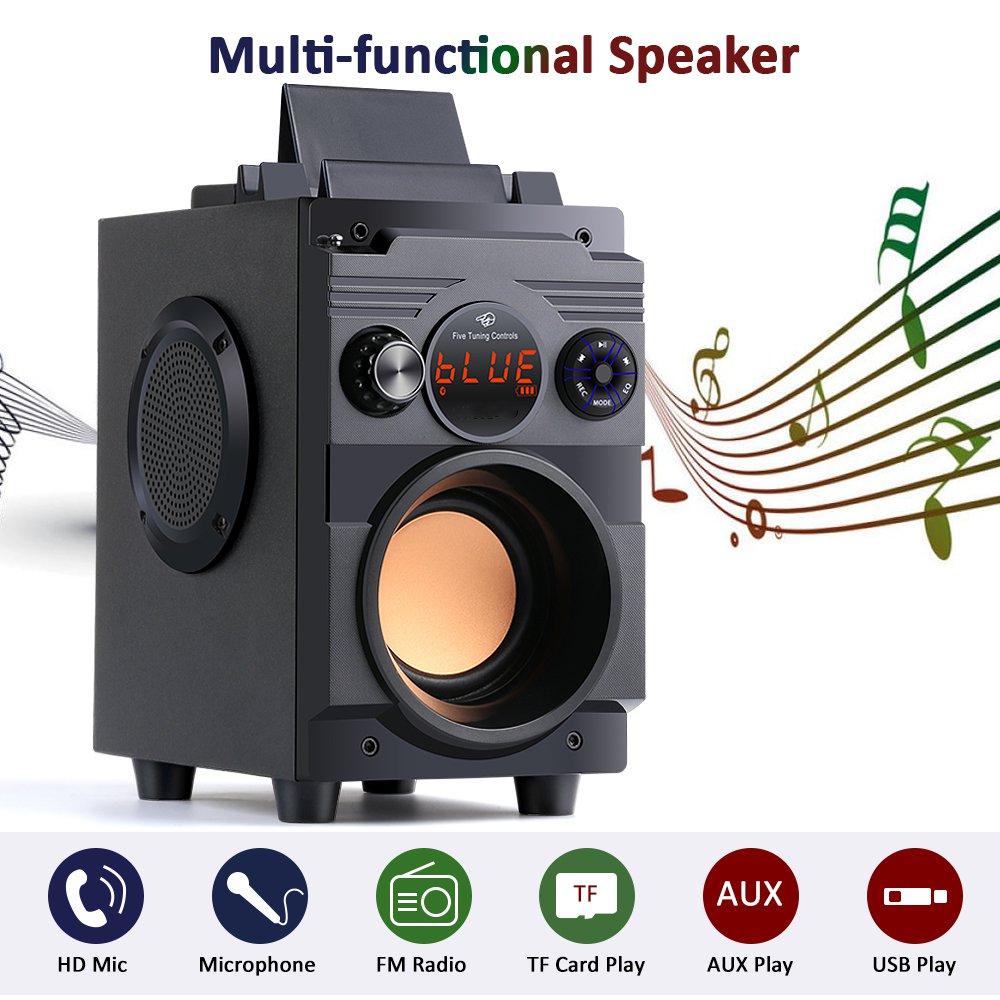 Bluetooth Speaker 20W Portable Wireless Stereo Subwoofer Bass Big Speakers Column Support FM Radio AUX Remote Control A15
Bluetooth Speaker 20W Portable Wireless Stereo Subwoofer Bass Big Speakers Column Support FM Radio AUX Remote Control A15