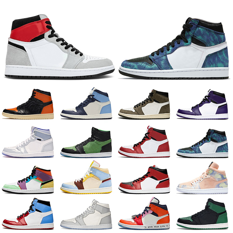 High OG Light Smoke Grey Tie-Dye Jumpman 1 1s Mens Womens Basketball shoes FEARLESS Travis Scotts Mid SE Multi-Color mens trainers sneakers, #3 high og light smoke grey 36-45
High OG Light Smoke Grey Tie-Dye Jumpman 1 1s Mens Womens Basketball shoes FEARLESS Travis Scotts Mid SE Multi-Color mens trainers sneakers, #3 high og light smoke grey 36-45