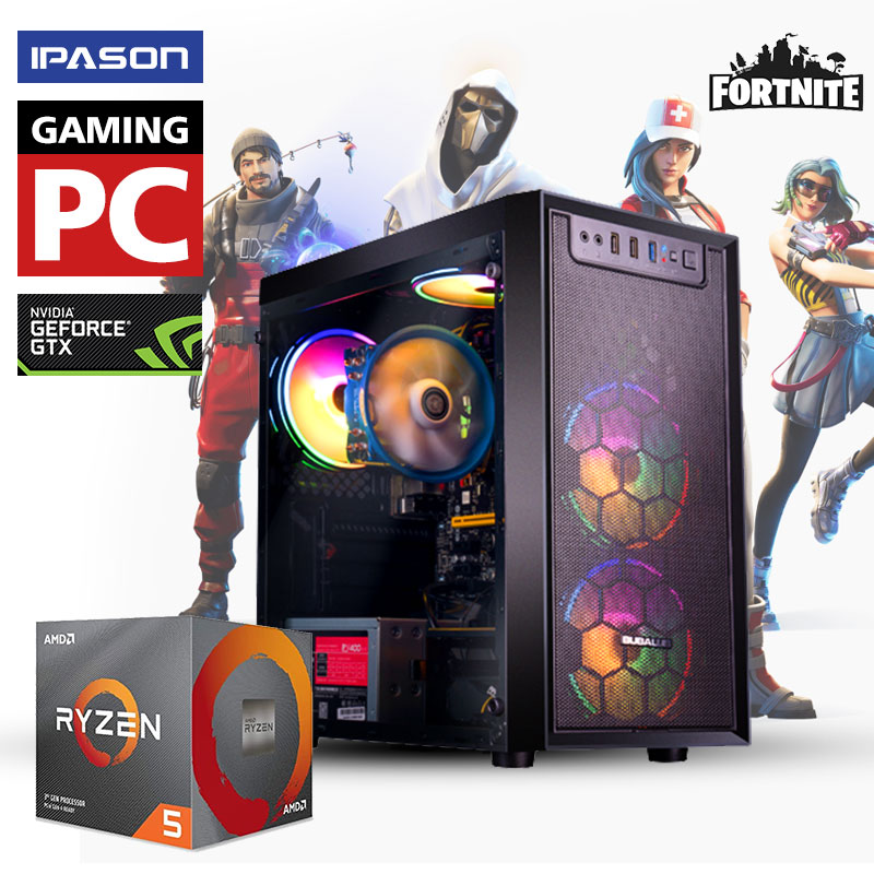 Ryzen5 2600 GTX1650 Gaming PC AMD 3.9GHz GTX1650 4GB Graphics card,120GB SSD,8GB Memory,Windows 10,Desktop Computer
Ryzen5 2600 GTX1650 Gaming PC AMD 3.9GHz GTX1650 4GB Graphics card,120GB SSD,8GB Memory,Windows 10,Desktop Computer