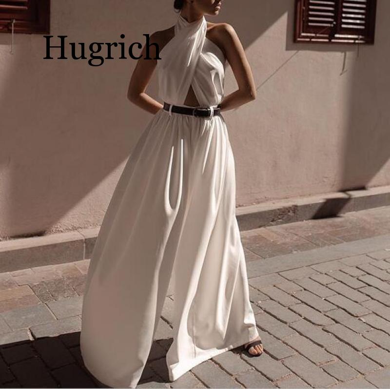 2020 Autumn Women Jumpsuits Sexy Backless Hollow Out White Rompers Female Solid Wide Leg Loose Ruffled Jumpsuits
2020 Autumn Women Jumpsuits Sexy Backless Hollow Out White Rompers Female Solid Wide Leg Loose Ruffled Jumpsuits