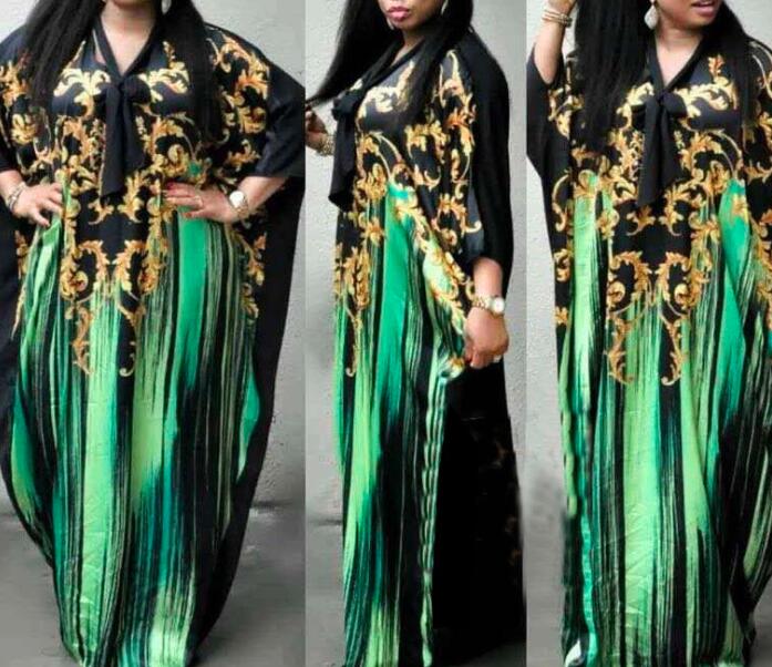 New Arrival Sexy Floral Printed Casual Dresses Long Sleeve Crew Neck Maxi Loose Plus Size Dress African Women Dress P815, Black;gray
New Arrival Sexy Floral Printed Casual Dresses Long Sleeve Crew Neck Maxi Loose Plus Size Dress African Women Dress P815, Black;gray