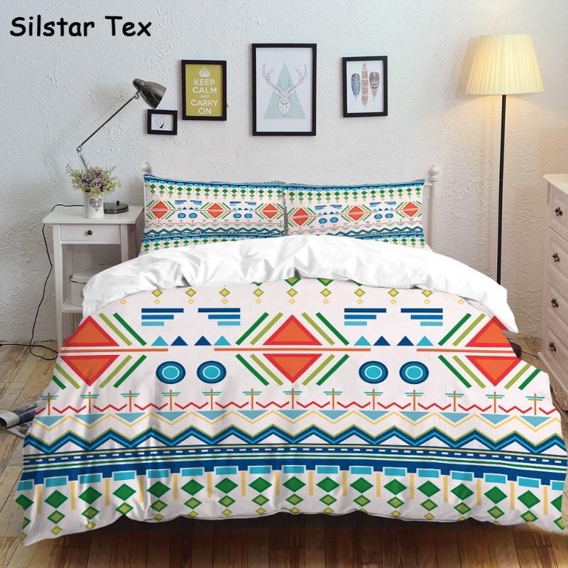 Silstar Tex Bohemia Bedding Set Geometry Pattern 3pcs Quilt Cover Duvet Sets All Size Flat Sheet Adults Room Luxury, Stbs031-5
Silstar Tex Bohemia Bedding Set Geometry Pattern 3pcs Quilt Cover Duvet Sets All Size Flat Sheet Adults Room Luxury, Stbs031-5