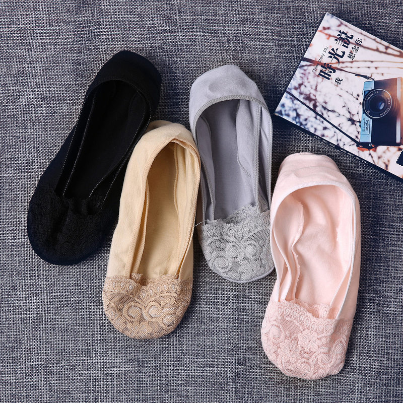 Cotton lace slippers high heels invisible socks hollow breathable soft summer women's boat socks, W1601
Cotton lace slippers high heels invisible socks hollow breathable soft summer women's boat socks, W1601
