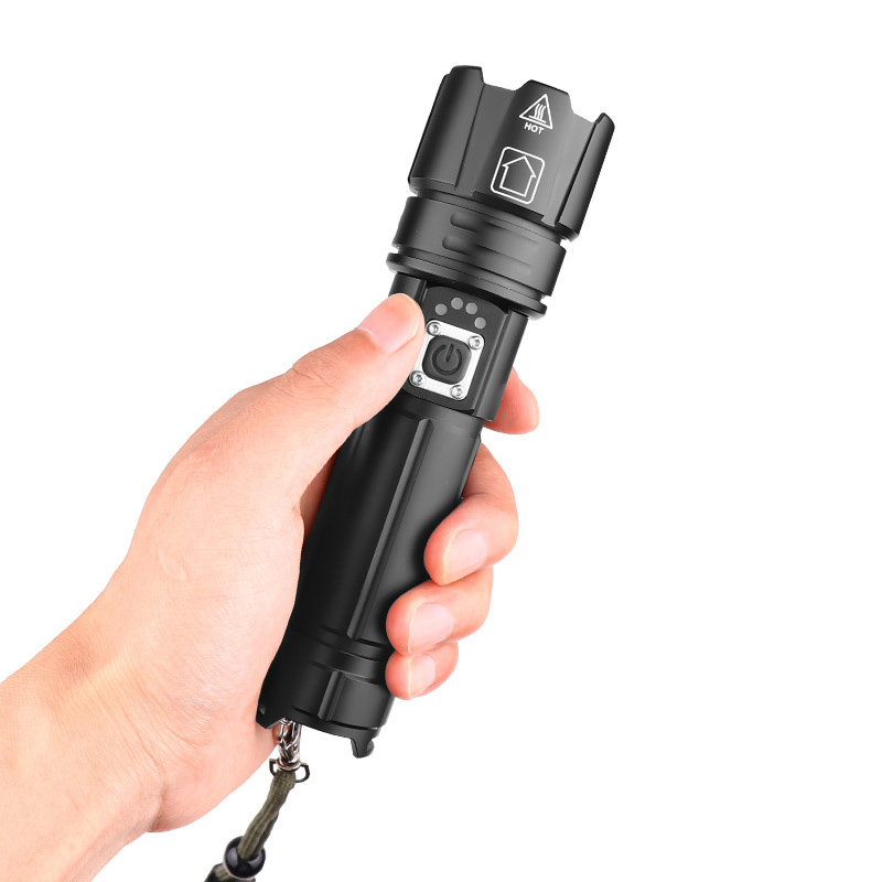 Flashlights Torches High Powerful 5000 Lumen USB Rechargeable Zoom LED XHP70 Tactical Lamp1