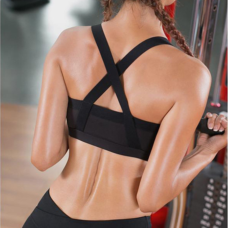 Fitness Bra Wirefree Padded Cross Back Underwear Running Sports Tank Top ALS88, Black
Fitness Bra Wirefree Padded Cross Back Underwear Running Sports Tank Top ALS88, Black