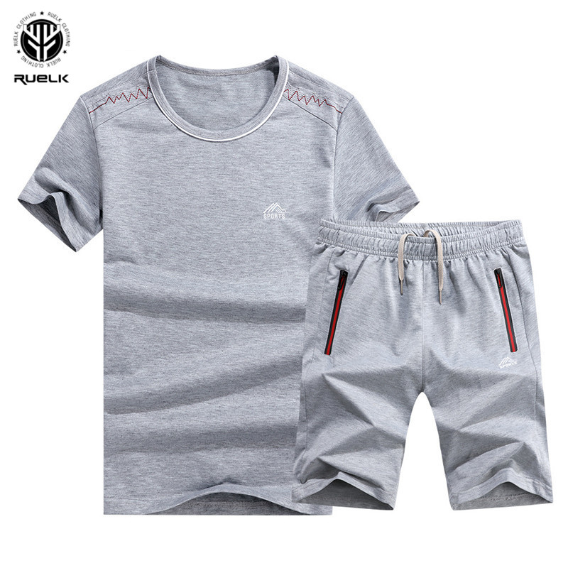 2 PCS New Mens Fashion Suit Summer Style Short Sleeve T-shirt & Causal Male Set Tracksuit Man T Shirt 2020 Funny T Shirt, Gray
2 PCS New Mens Fashion Suit Summer Style Short Sleeve T-shirt & Causal Male Set Tracksuit Man T Shirt 2020 Funny T Shirt, Gray