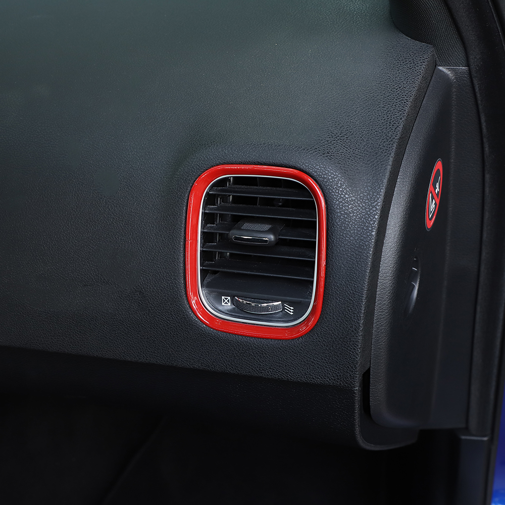 Red Interior Console Dashboard Panel Cover Trim for Dodge Charger Factory Outlet Interior Accessories