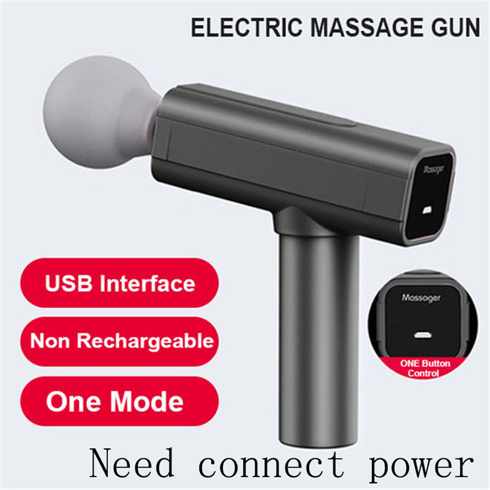 Mini Portable Massage Gun Muscle Massager Head Back Neck Leg Body Sports Relaxation Soothing Touch Screen Mini Pistola De Masaje Portatil