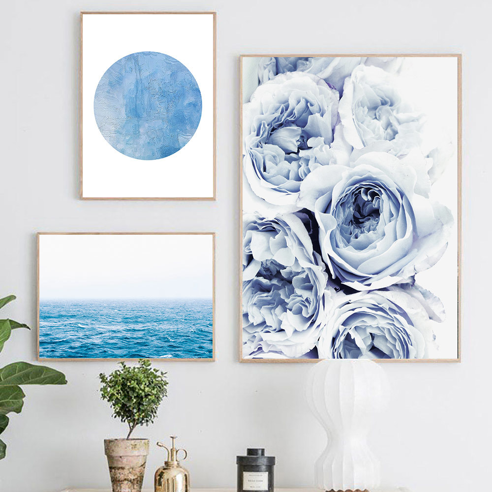 Nordic Poster Blue Ocean Canvas Painting Flower Wall Print Landscape Poster Modern Picture Abstract Wall Art Painting Home Decor
Nordic Poster Blue Ocean Canvas Painting Flower Wall Print Landscape Poster Modern Picture Abstract Wall Art Painting Home Decor